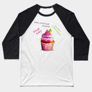 Cake Baseball T-Shirt